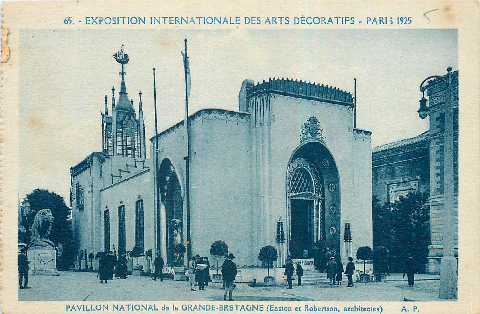 CPA Pavillon National de la Grande Bretagne Paris Expostion internationale des Arts Decoratifs 1925