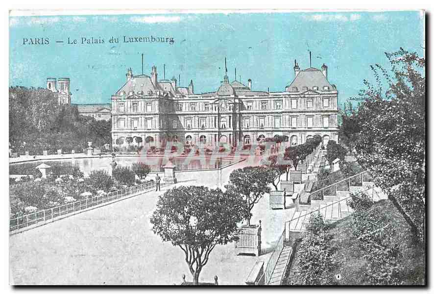 CPA Paris Le Palais de Luxembourg 