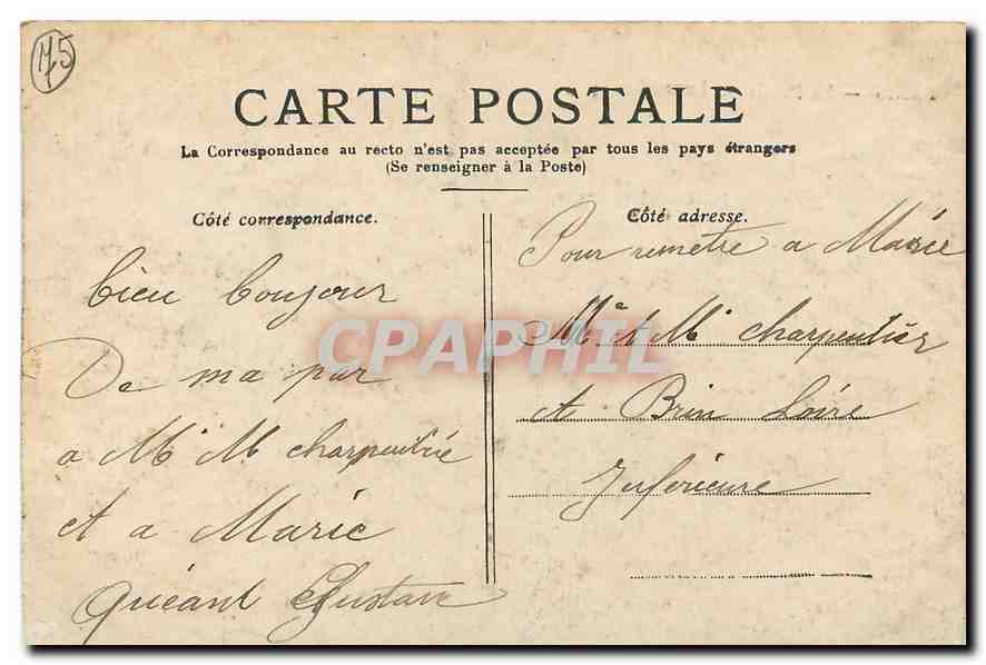CPA Paris Le Palais de Luxembourg  — Rückseite