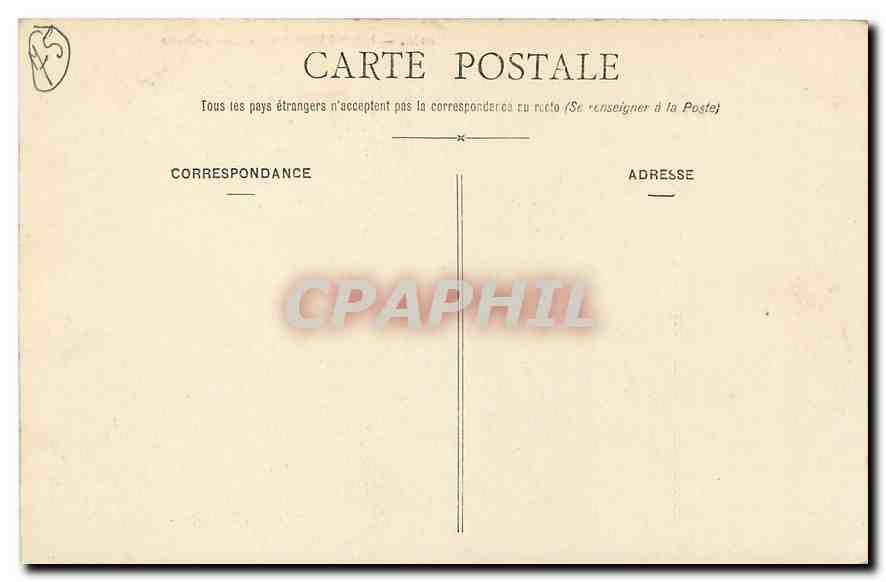 CPA Paris Hopital Militaire du Val de Grace  — Verso