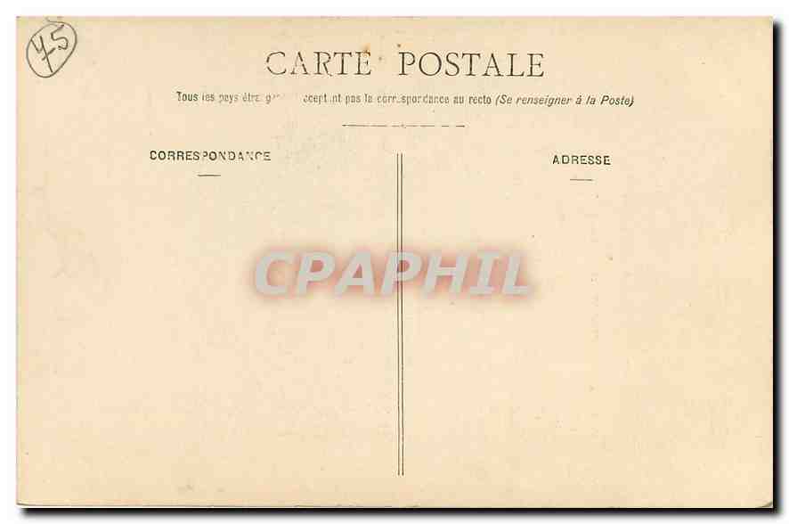 CPA Paris Hopital Militaire du Val de Grace  — Verso