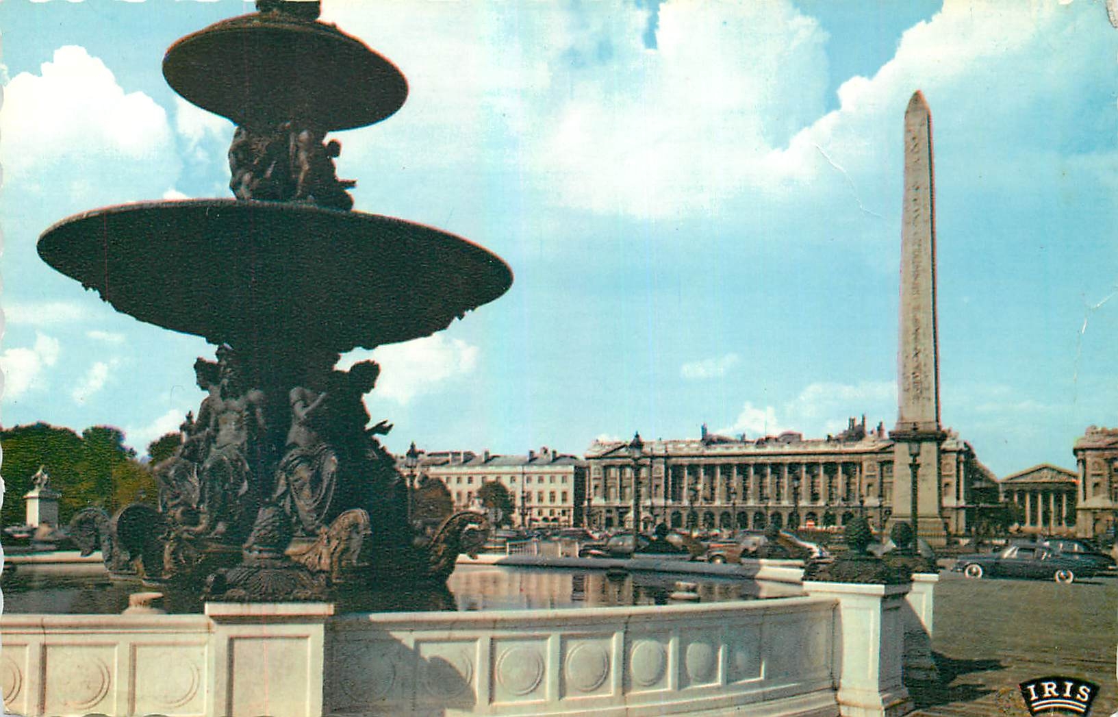 CPM Paris Place de la Concorde Fontaine et Obelisque 