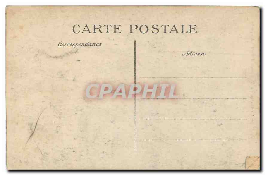 CPA Paris Caserne du Chateau d'Eau Facade  — Rückseite