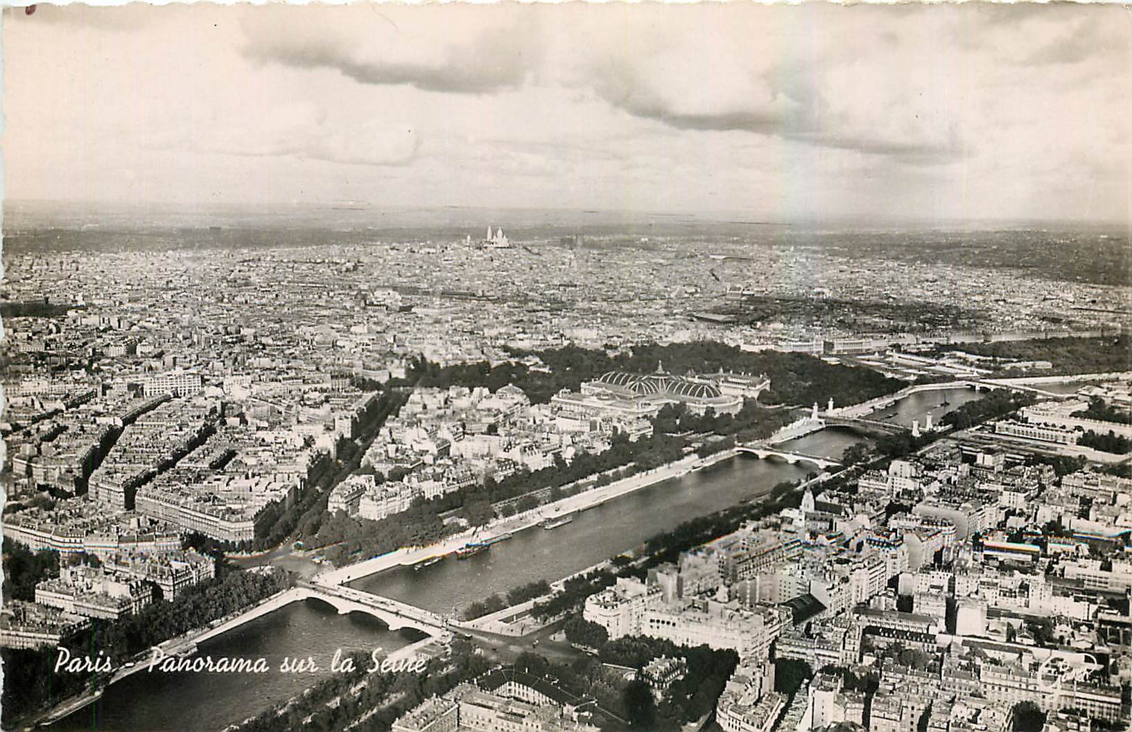 CPA Paris Panorama sur la Seine 