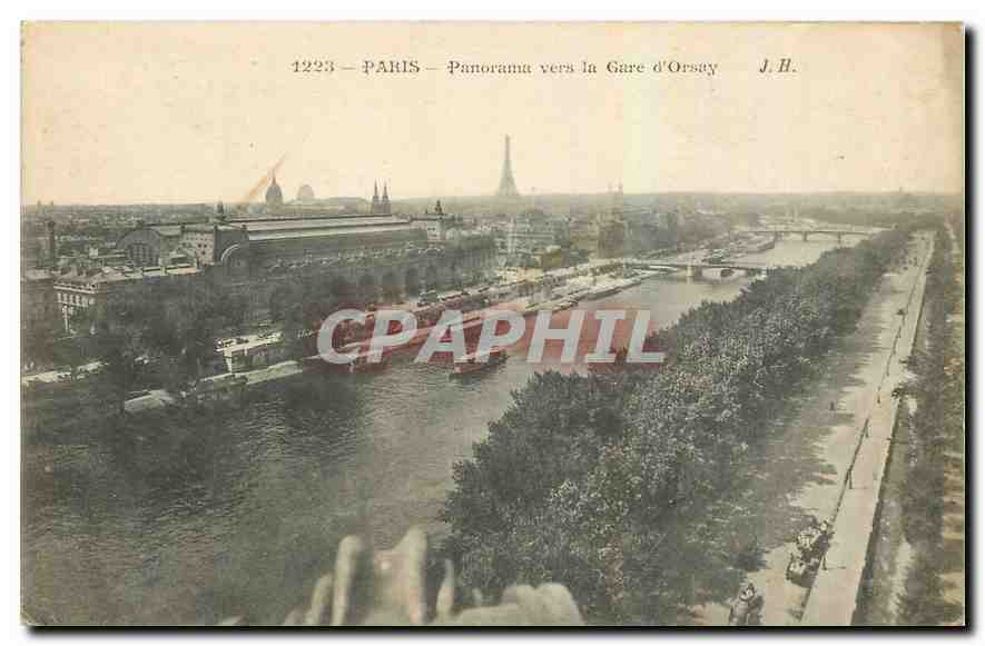 CPA Paris et ses Merveilles l'Ile de la Cite vue d'omont 