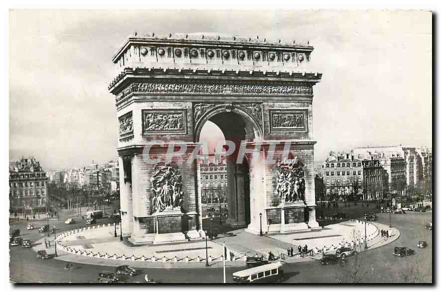 CPA Paris l'Arc de triomphe de l'Etoile 