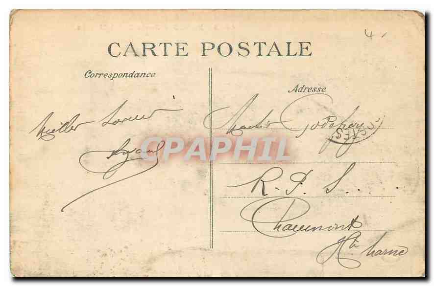 CPA Paris Porte Saint Martin  — Rückseite