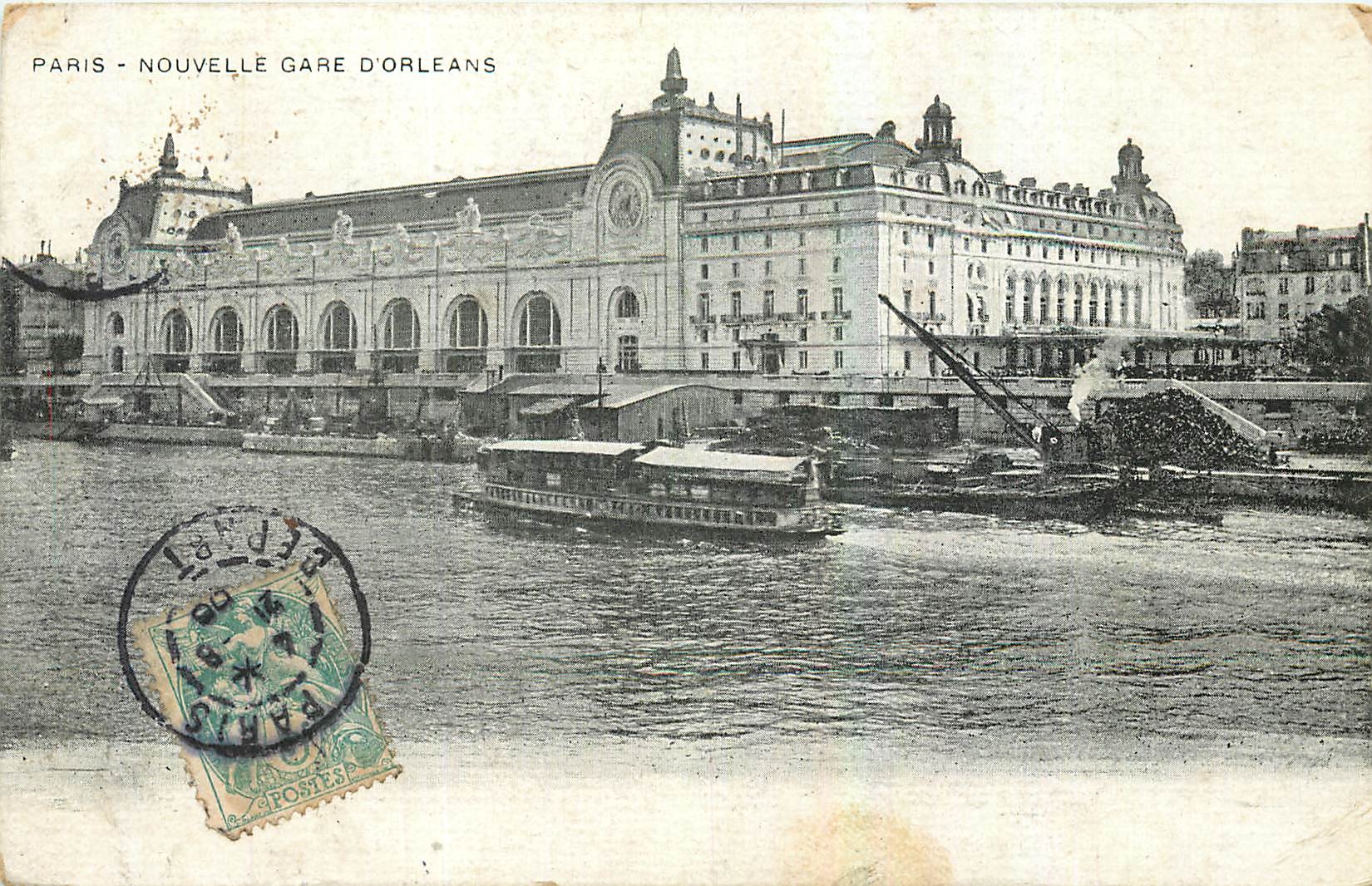 CPA Paris Nouvelle gare d'Orleans 