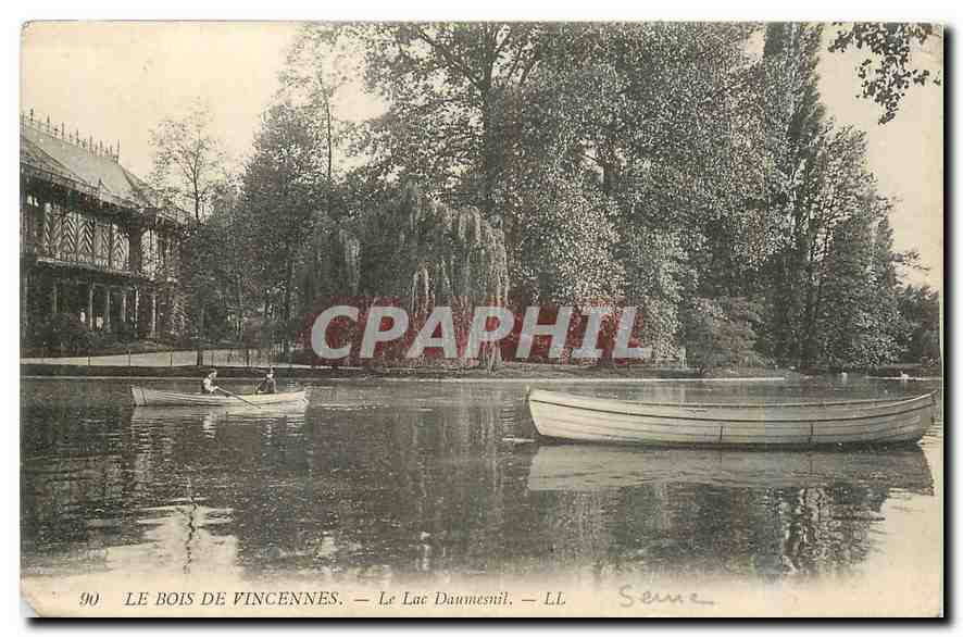 CPA Le Bois de Vincnnes Le Lac Daumesnil 
