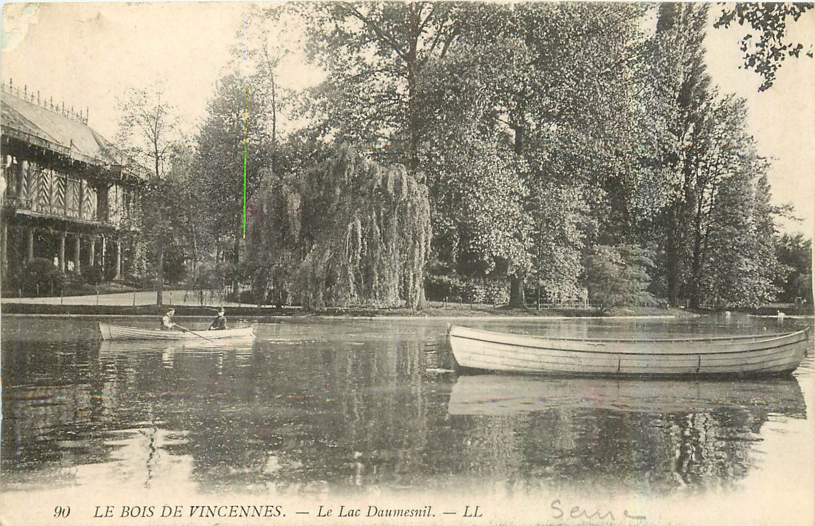 CPA Le Bois de Vincnnes Le Lac Daumesnil 