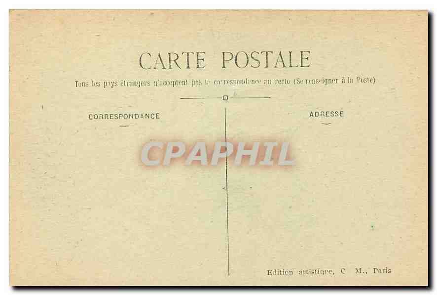 CPA Paris La Rue Royale et la Madeleine  — Verso