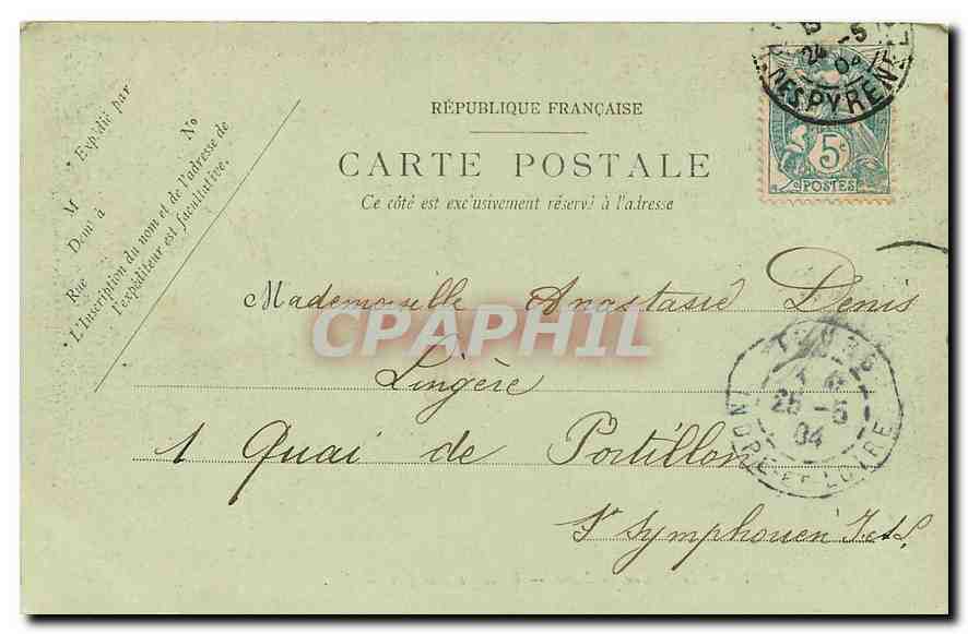 CPA Paris Le Bis de Boulogne Entre les deux lacs  — Rückseite