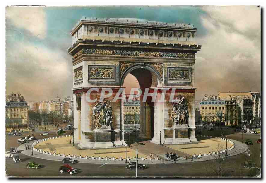 CPA Paris l'Arc de Triomphe de l'Etoile 