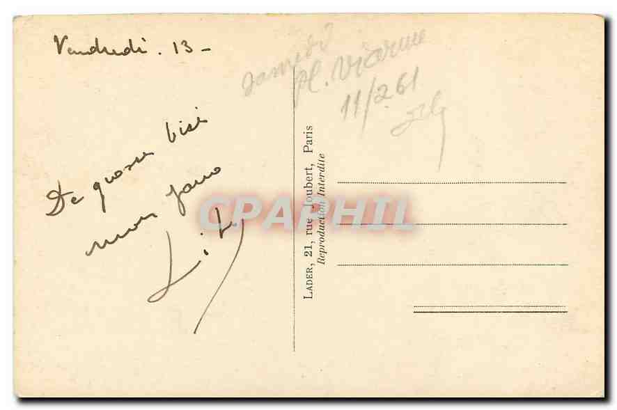 CPA Paris Tombeau du Soldat Inconnu  — Rückseite
