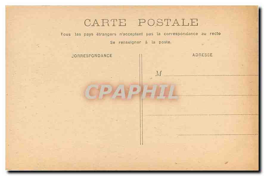 CPA Paris Palais du Trocadero  — Rückseite