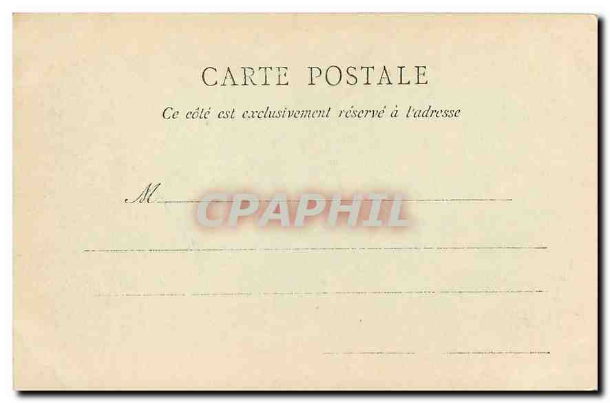 CPA Bois de Vincennes Cascade La Peche  — Verso