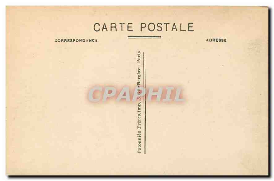 CPA Paris La Faculte de Droit l'Entree Place du Pantheon  — Rückseite