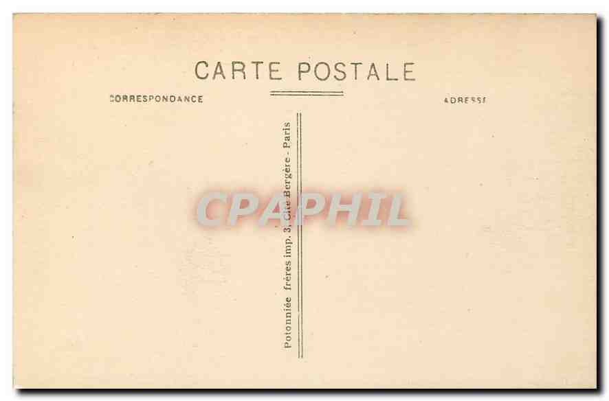 CPA Paris La Faculte de Droit l'Entree Place du Pantheon  — Rückseite