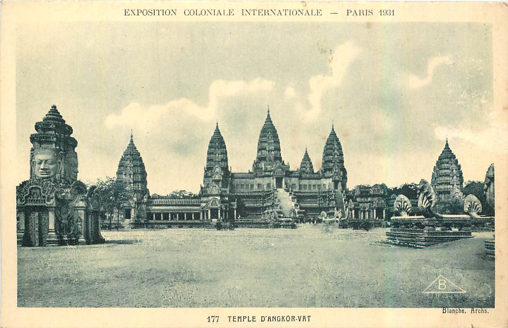 CPA Paris Temple d'Angkor Vat Exposition Coloniale Internationale 1931