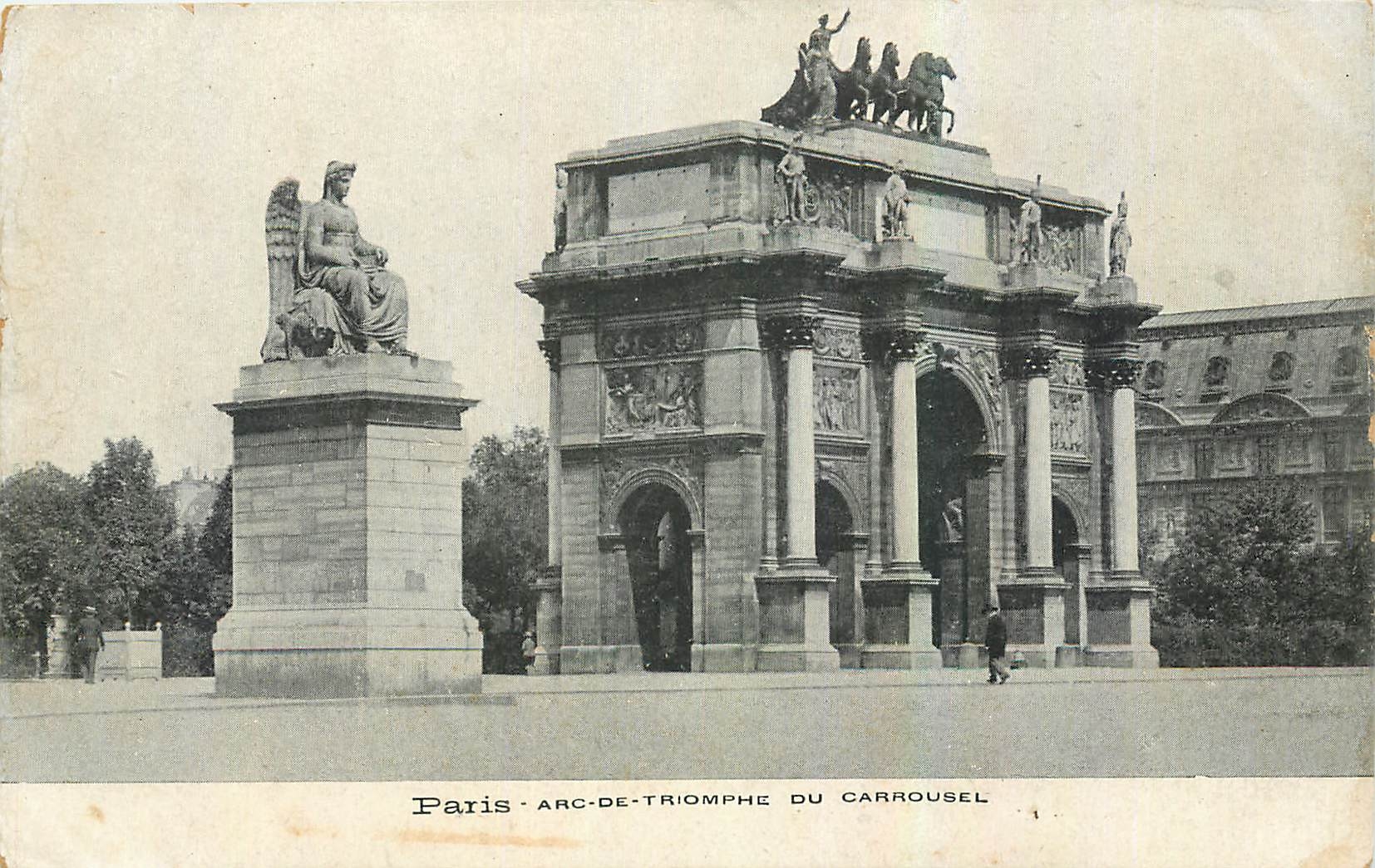 CPA Paris Arc de Triomphe du Carrousel 