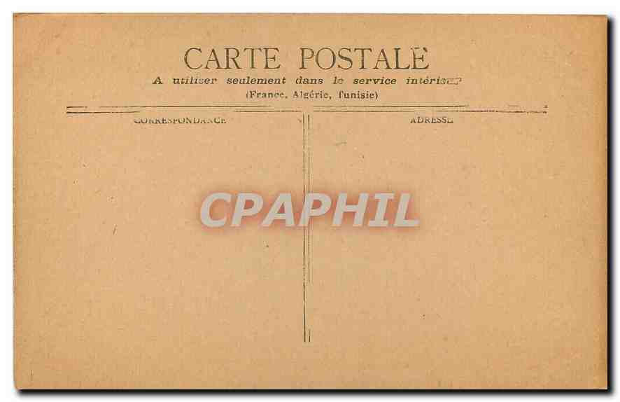 CPA Paris Arc de Triomphe du Carrousel  — Rückseite