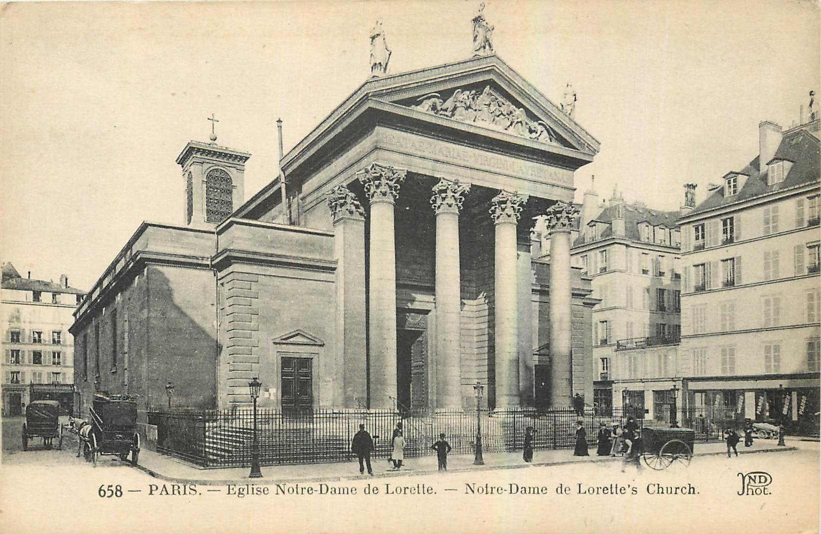 CPA Paris Eglise Notre Dame de Lorette 