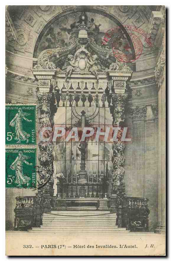 CPA Paris l'Hotel des Invalides l'Autel 