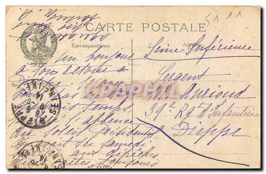 CPA Paris l'Hotel des Invalides l'Autel  — Rückseite