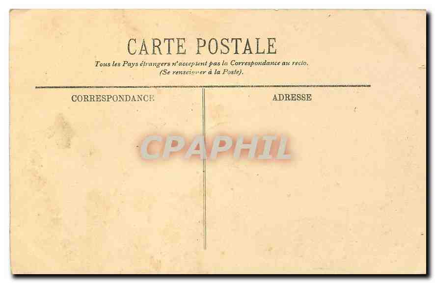 CPA Paris La Place de la Concorde  — Rückseite