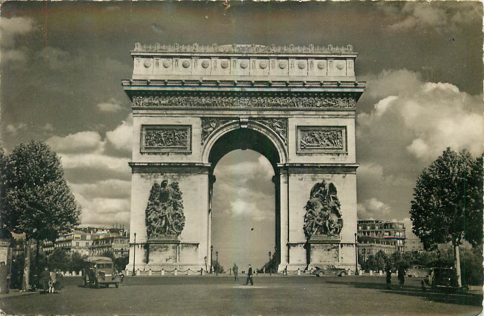 CPA Paris Arc de Triomphe 