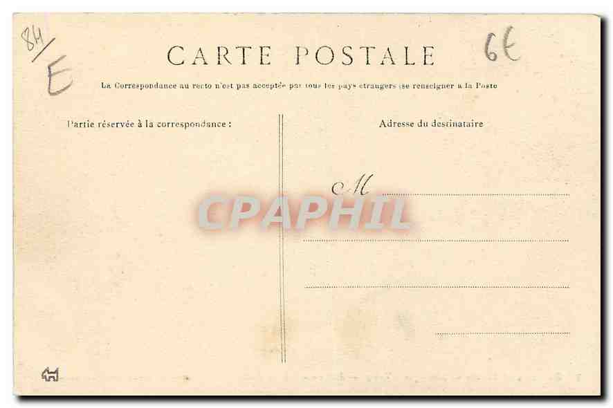 Gordes — Abbaye de Sénanque — Vue prise du Sommet de la Route — Editions J. Brun et Cie, Carpentras — Verso