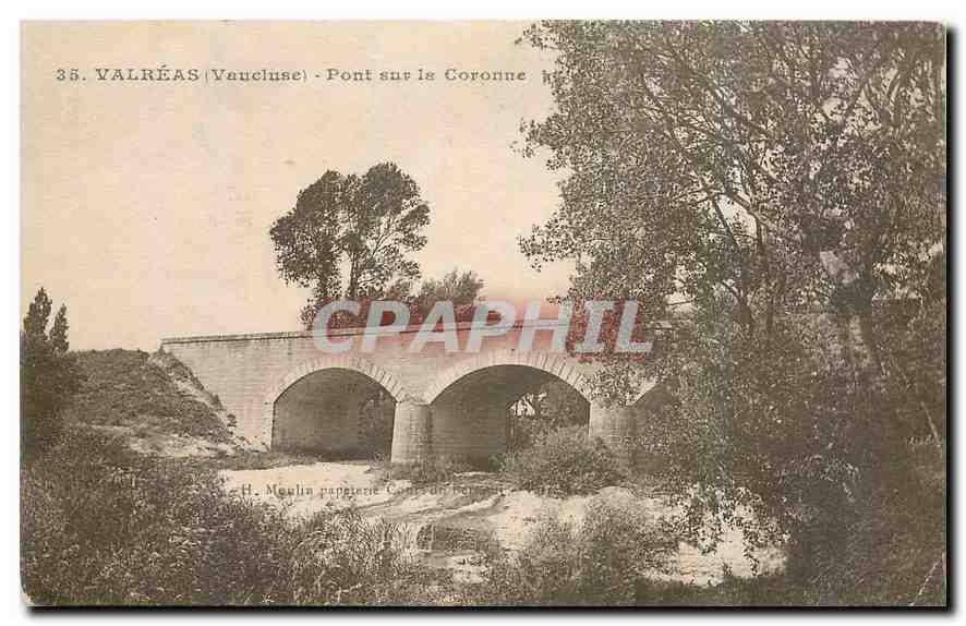 CPA Valreas Vaucluse Pont sur la Coronne 