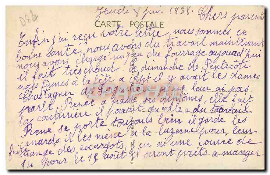 Fontaine de Vaucluse — Promenade sur le lac en bateau automobile « La Belle Laure » — Idéale M.F.B. n°3 — Verso