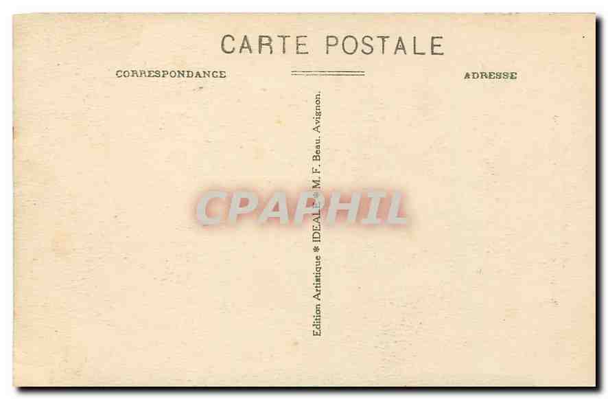 CPA Avignon Musee Calvet Bas Rellef de Saint Didier par Laurano  — Verso