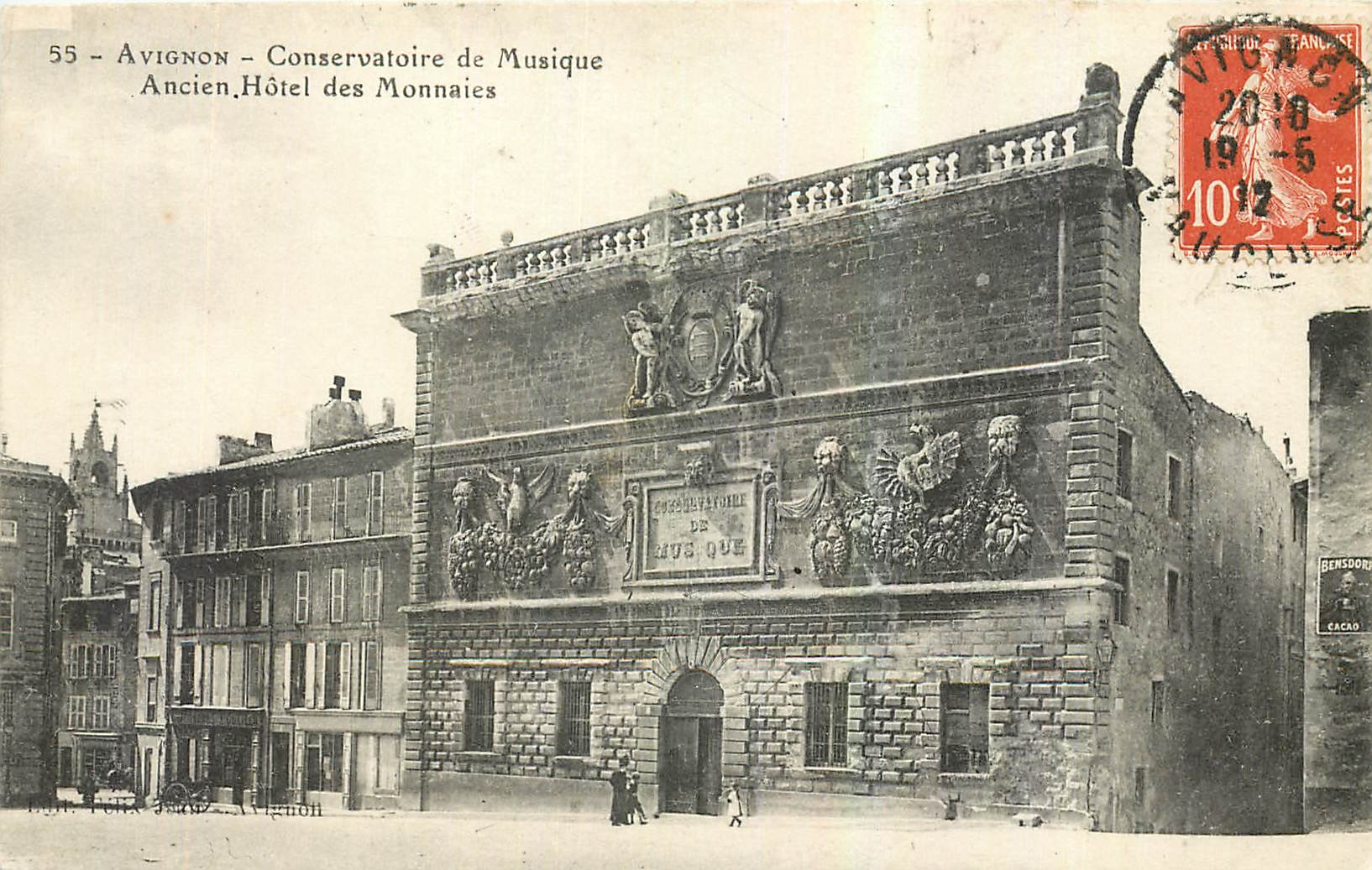 CPA Avignon Conservatoire de Muqsiue Ancien Hotel des Monnaies 