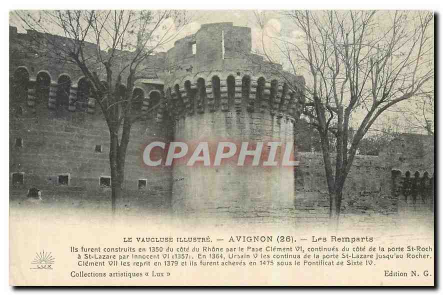 Les Remparts d'Avignon (26) — Les Remparts — Edition N. G.