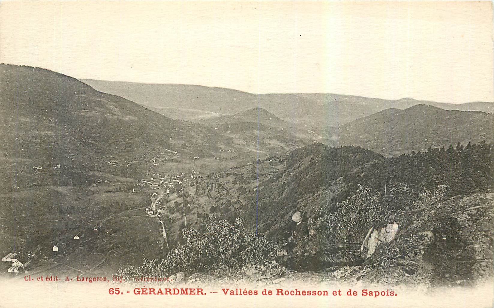 CPA Gerardmer Vallee de Tochesson et de Sapois 