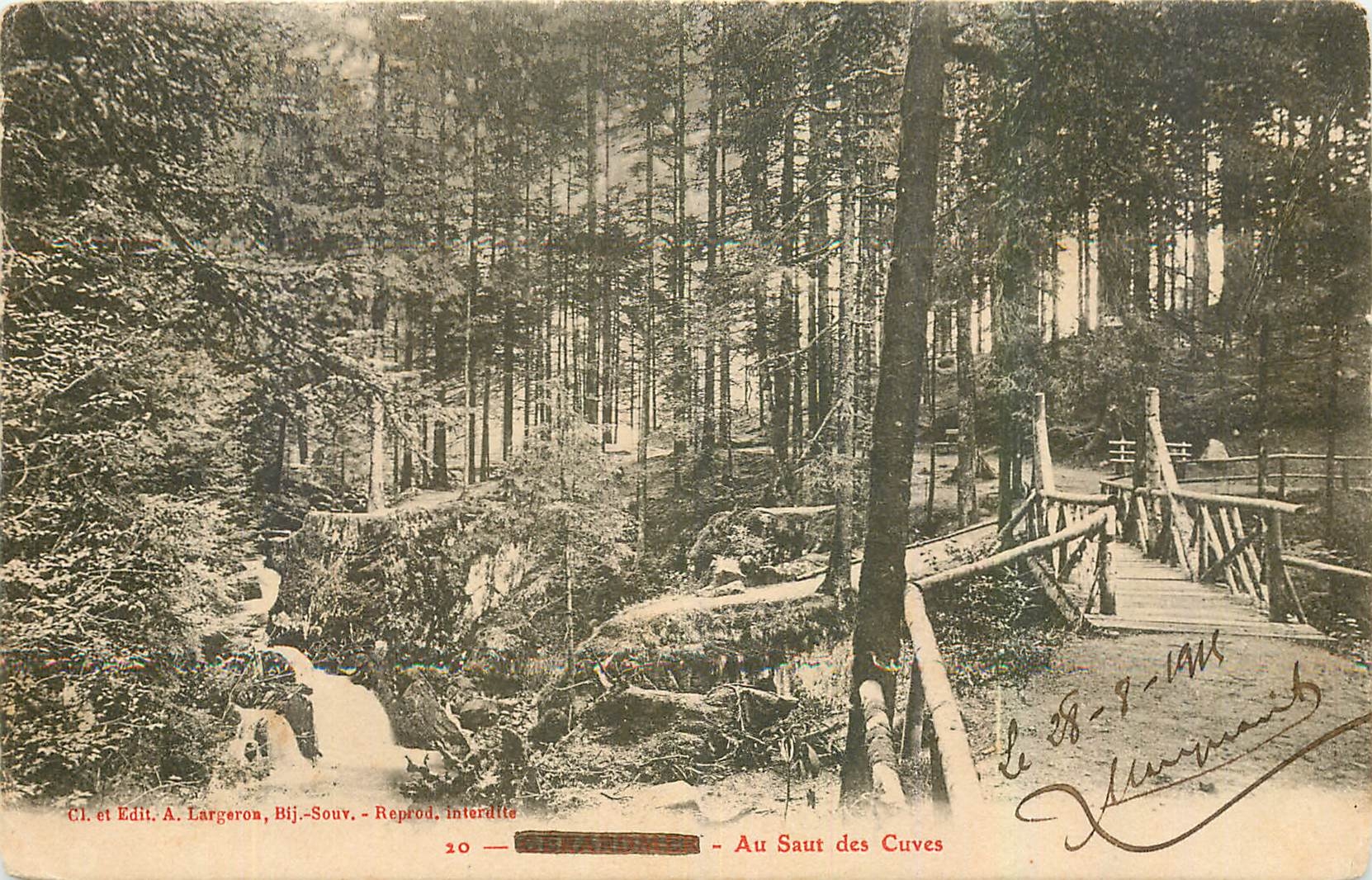 CPA Gerardmer Au Saut des Cuves 