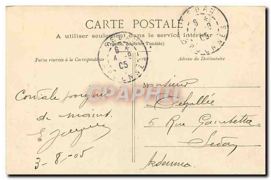CPA Les Val d'Ajol Vosges La Feuillee Dorothee  — Rückseite