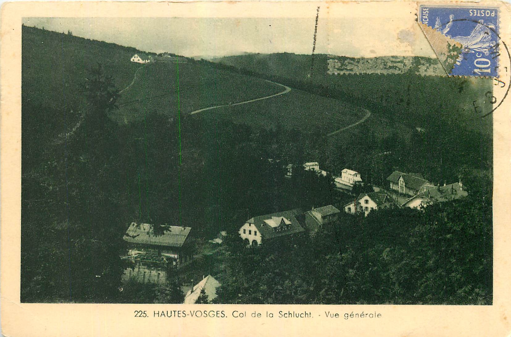 CPA Hautes Vosges Col de la Schlucht Vue generale 