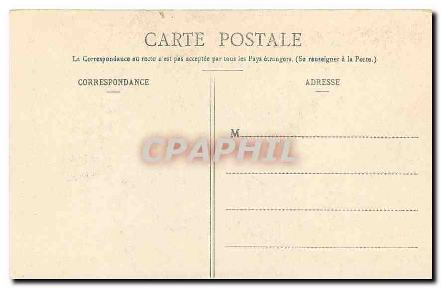 CPA Epinal Portail de l'Eglise Saint Maurice  — Back
