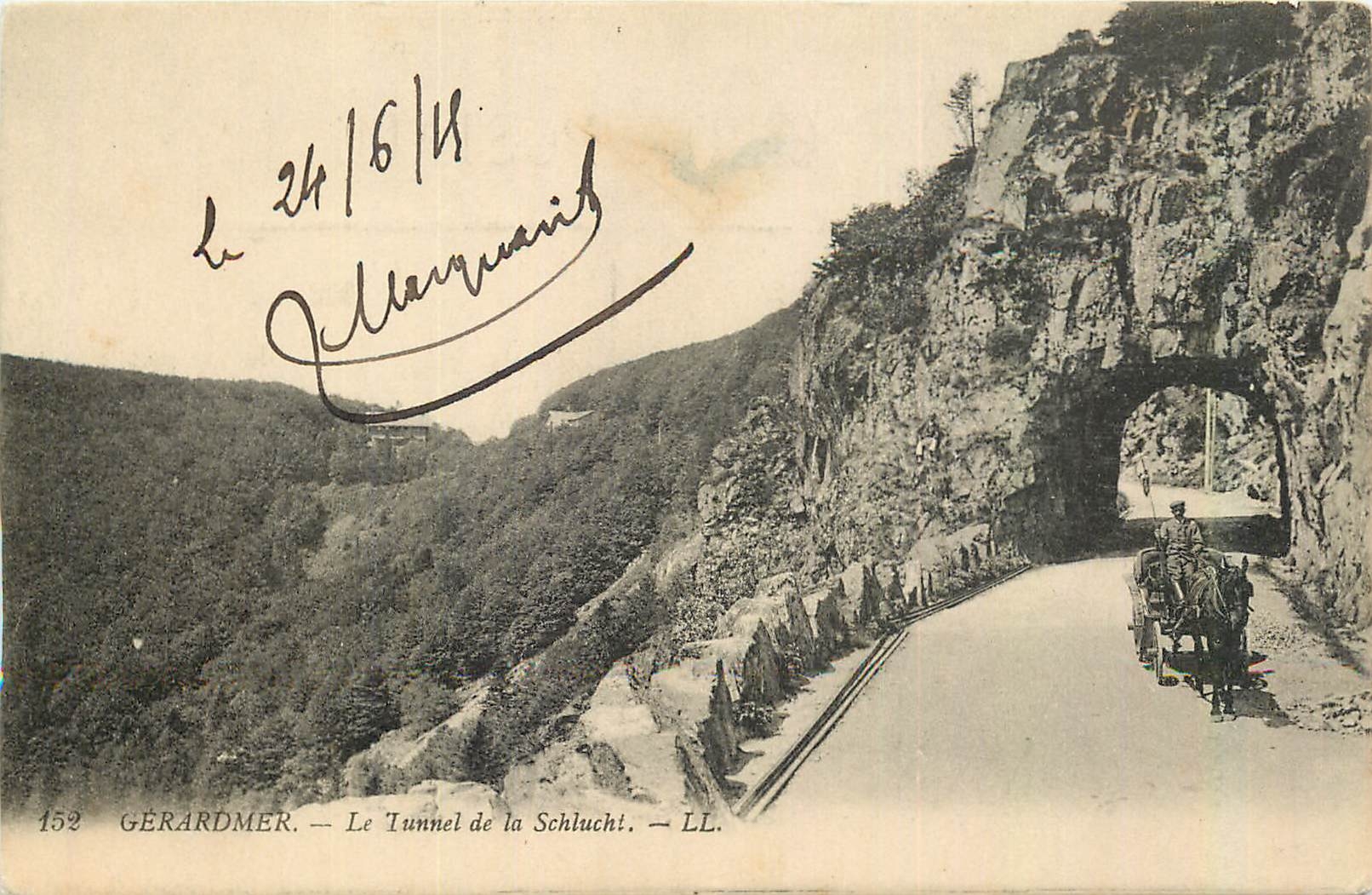 CPA Gerardmer Le Tunnel de la Schlucht 