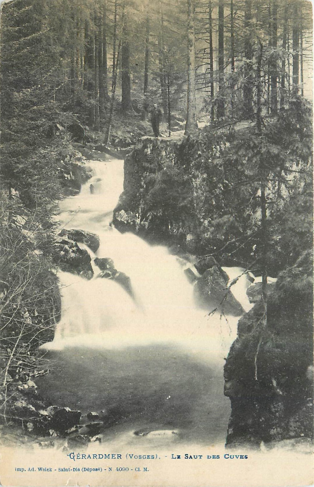 CPA Gerardmer Vosges Le Saut des Cuves 