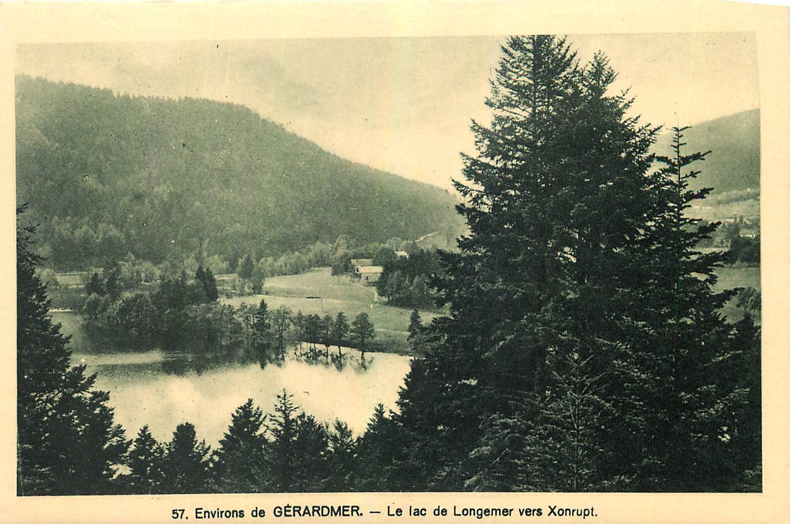 CPA Environs de Gerardmer Le Lac de Longemer vers Xonrupt 