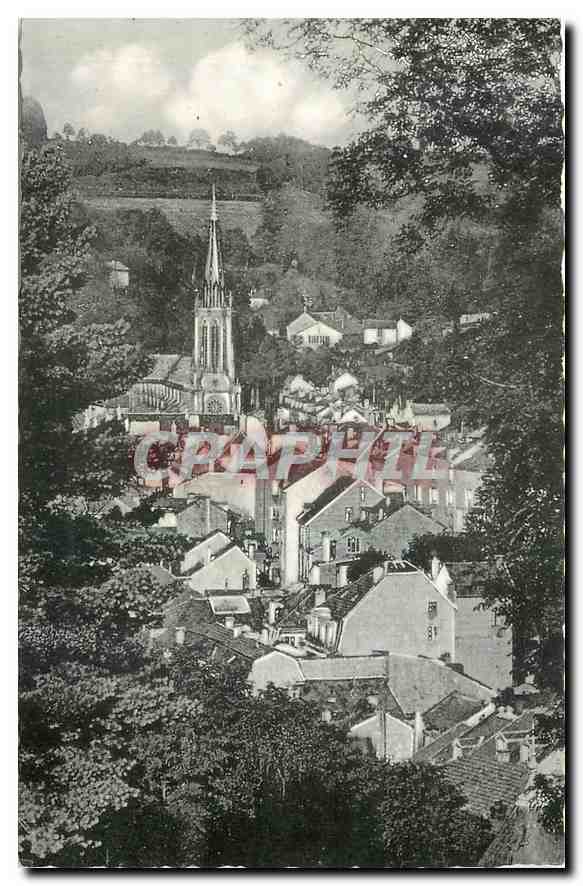 CPA Plombieres les Bains Vue vers l'Eglise 