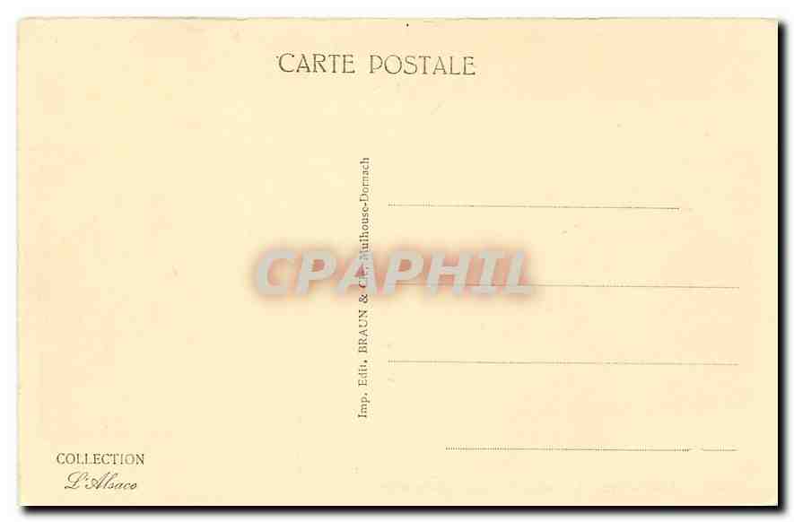 CPA Hilsenfirst et Massif du Hohneck  — Rückseite