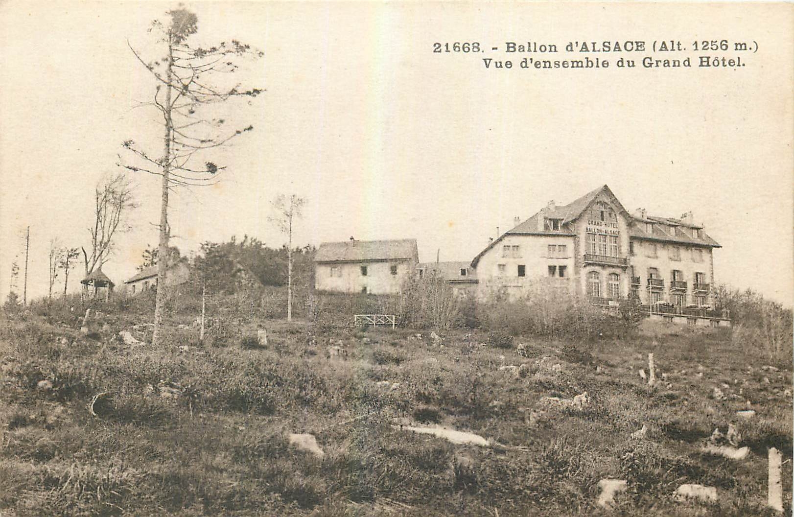 CPA Ballon d'Alsace Vue d'ensemble du Grand Hotel 