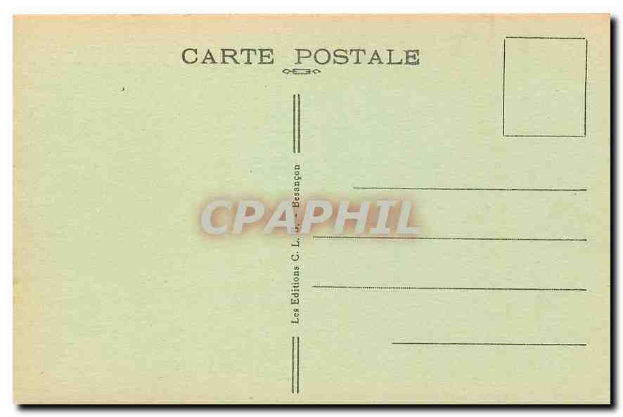 CPA Ballon d'Alsace Vue d'ensemble du Grand Hotel  — Rückseite