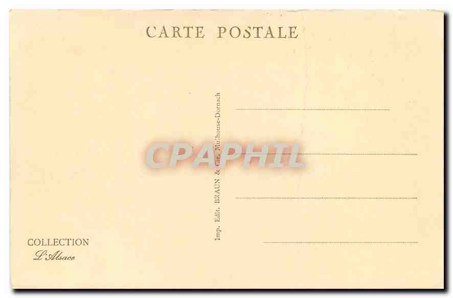 CPA Le Hohneck vu de la Martinwand  — Rückseite