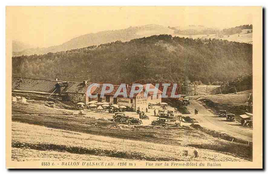 CPA Ballon d'Alsace Vue sur la Ferme Hotel du Ballon 